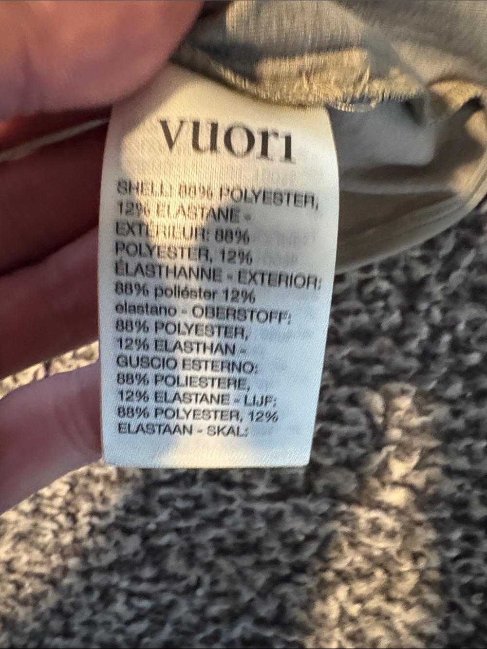 Vuori Men’s Size XL Sunday Element Jacket in Biscotti Heather NWT! - Picture 8 of 12